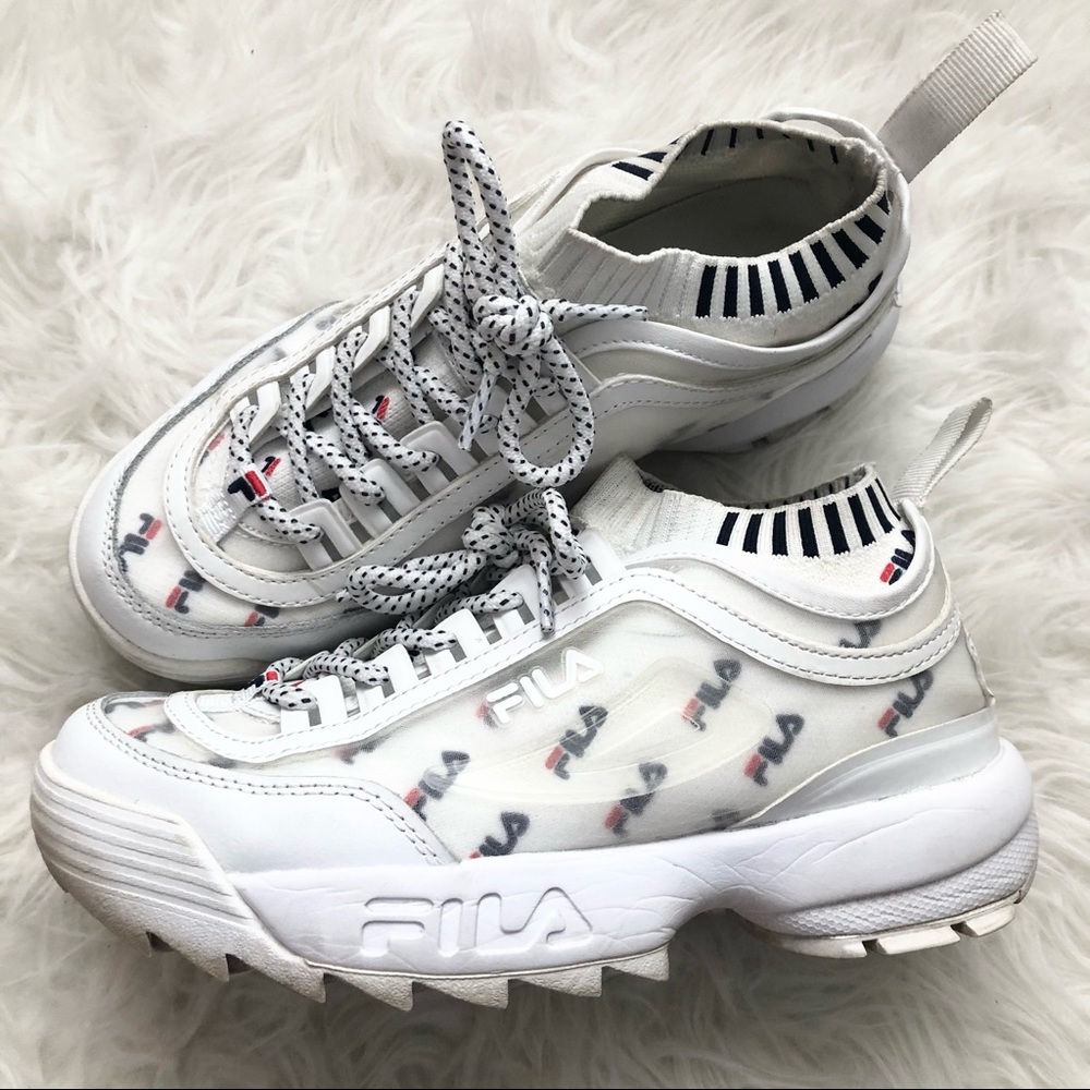 FILA Disruptor Monomesh 7.5 Sockfit Sneaker shoes platform shoes street wear - Picture 3 of 14